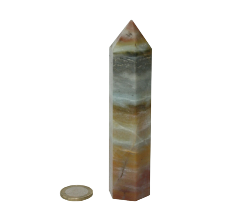 Chinesische Amazonit Kristallspitze / Obelisk 172g