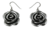 Rose Antik groß - Silberne Ohrhänger 925/Sterling