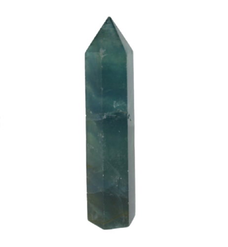 Grüner Fluorit Kristallspitze / Obelisk 213g