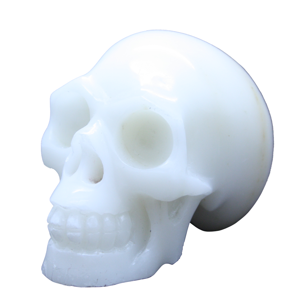 Kristallschädel Totenkopf Schädel Skull Memento Mori Miniatur Edelstein Jade