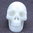 Weiße Jade Totenkopf Skull - 245g