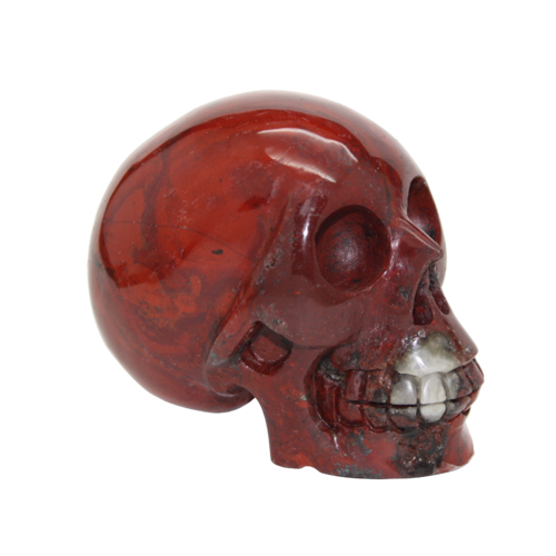 Brekzien Jaspis Totenkopf Skull - 255g