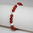 Schaumkoralle Armband rot mit Süßwasserperlen – 6mm