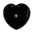 Obsidian Herz Edelstein Handschmeichler 40mm • Wunderschönes Herz aus echtem Obsidian Edelstein. • D